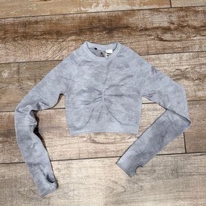Gymshark Gray Long Sleeve Top